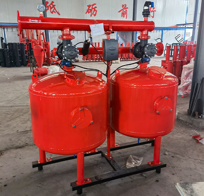 農業灌溉三連罐砂石過濾器